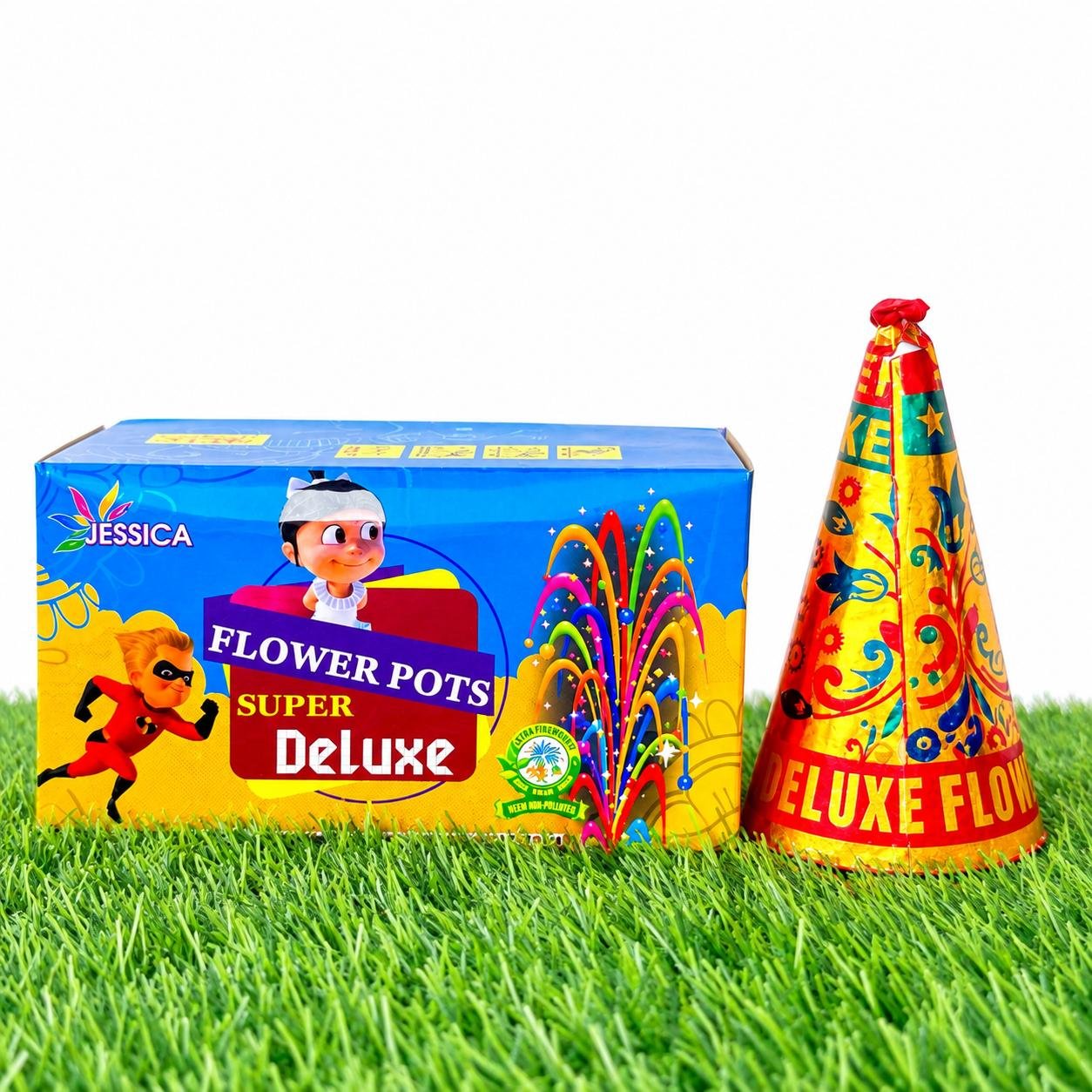 Attur Crackers - Deluxe Flower Pots (2 Pieces)