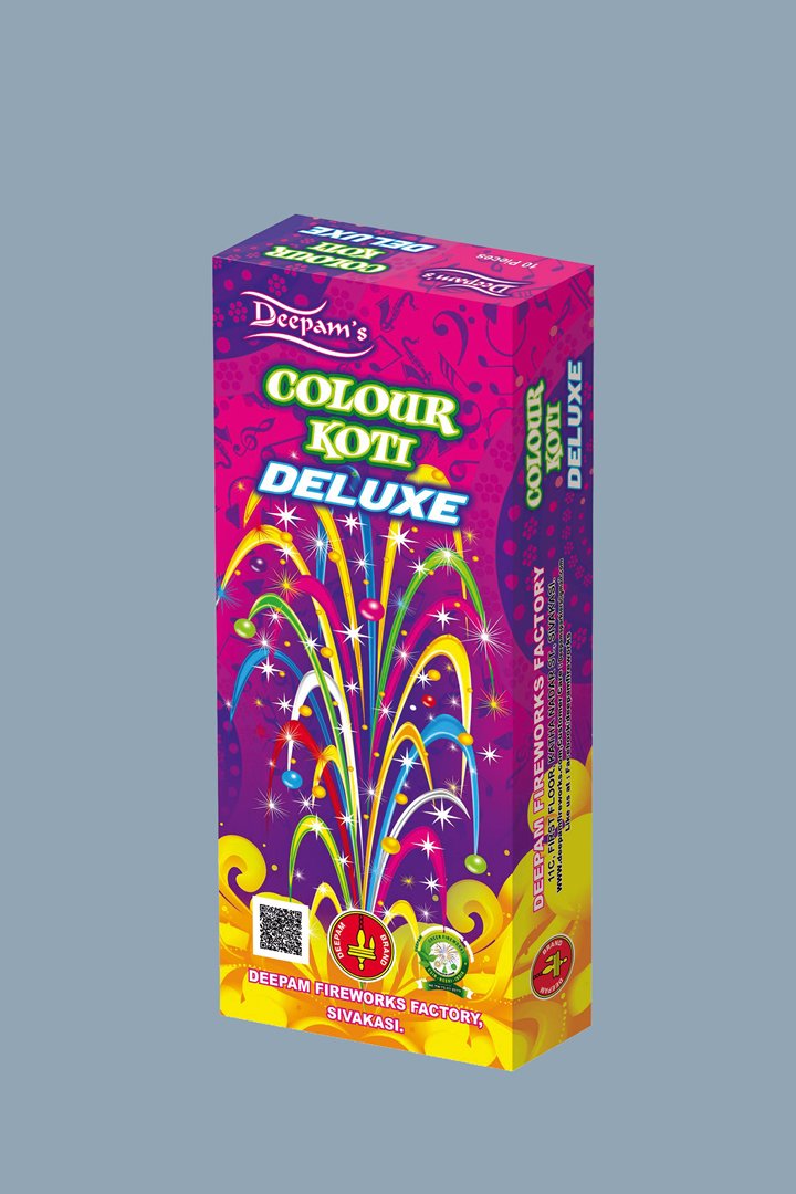 Attur Crackers - Deluxe Colour Koti Flower Pot