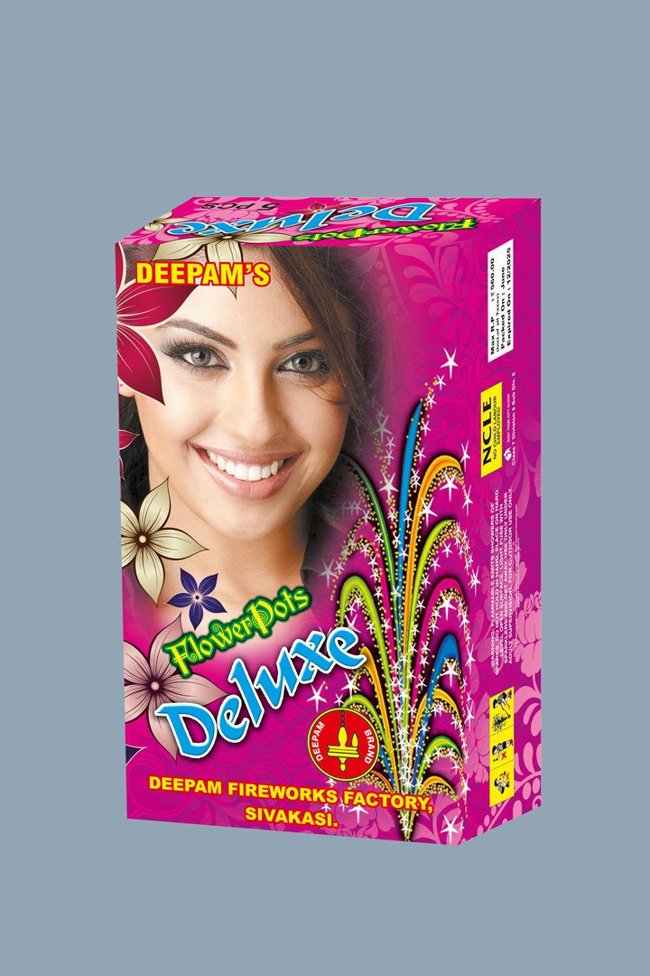 Attur Crackers - Deluxe Flower Pots (5 Pieces)