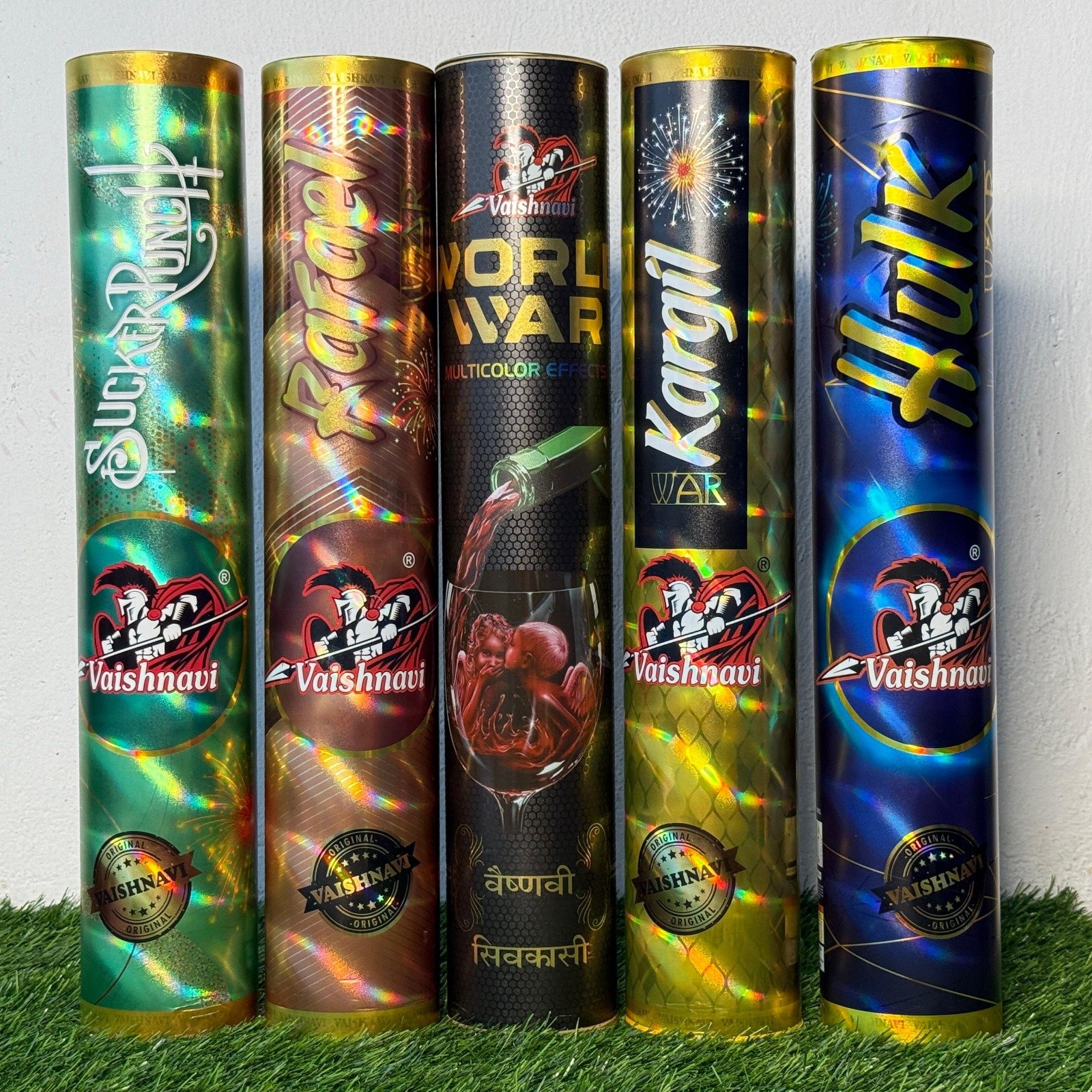 Attur Crackers - 4" Color Gun Out Spl