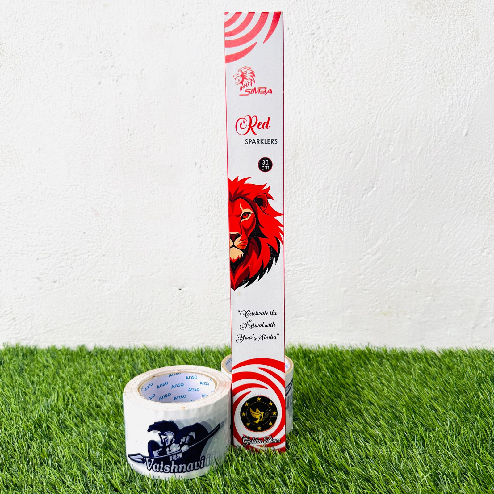 Attur Crackers - 30 cm Red Sparklers