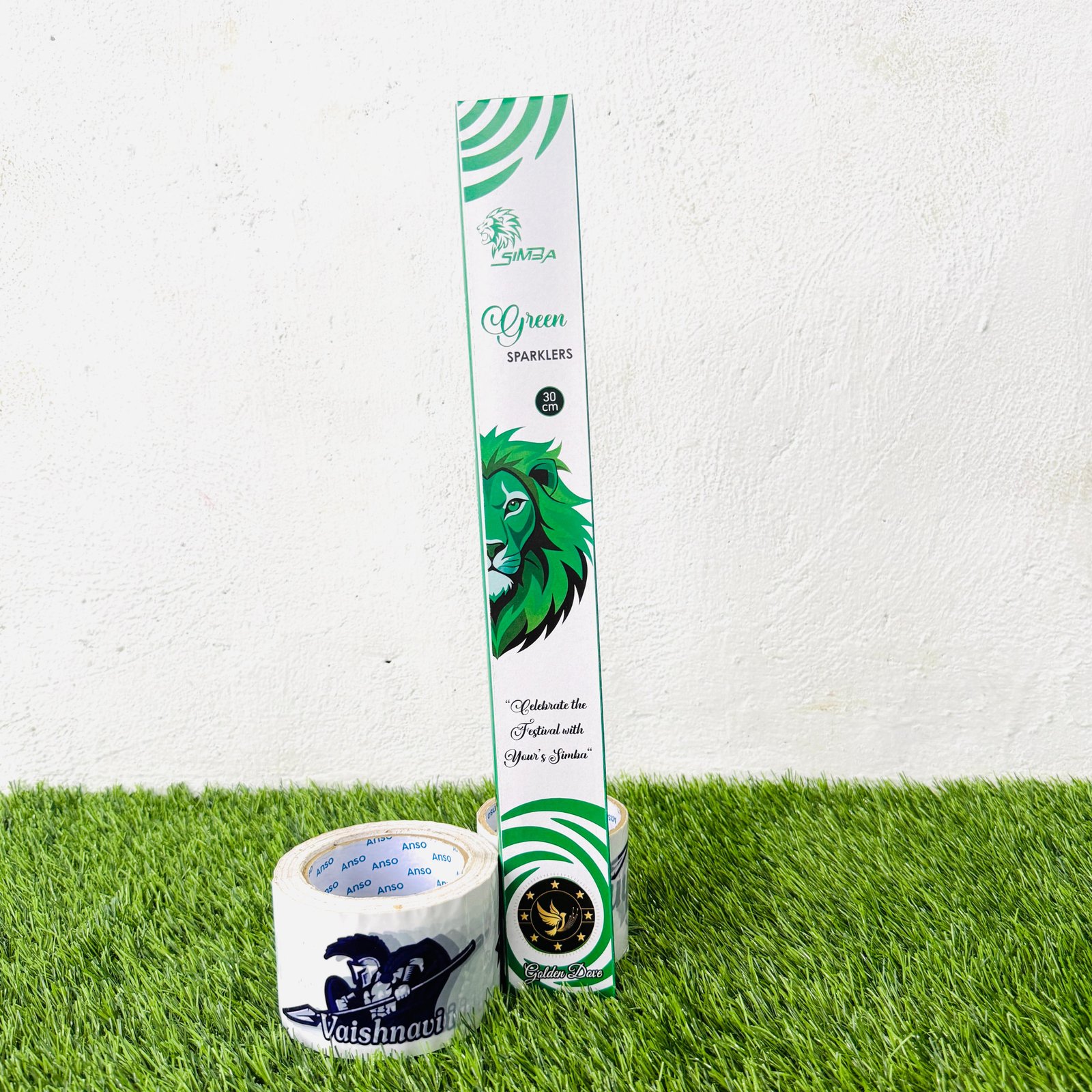 Attur Crackers - 30 cm Green Sparklers