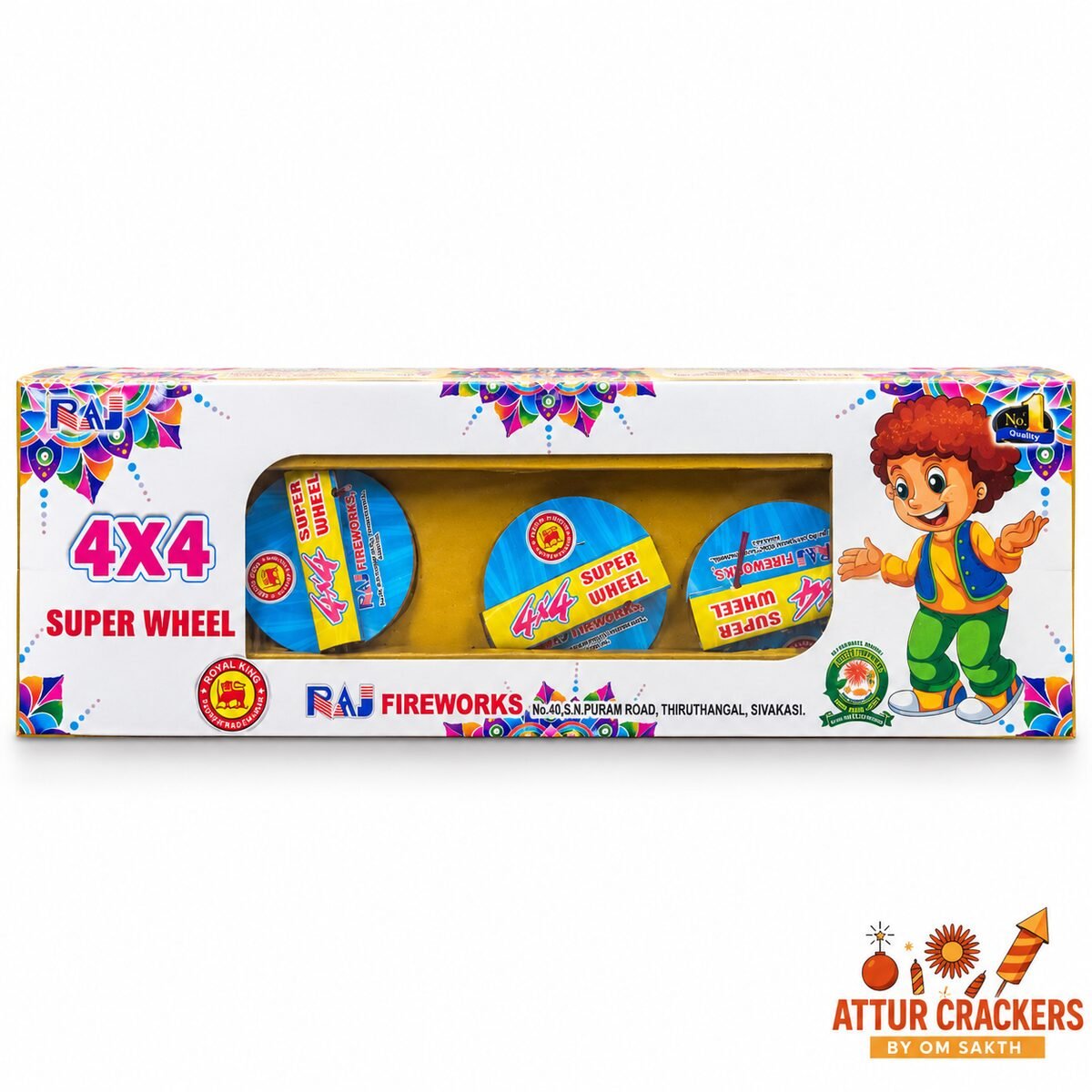 4 x 4 Wheel (5 pcs)