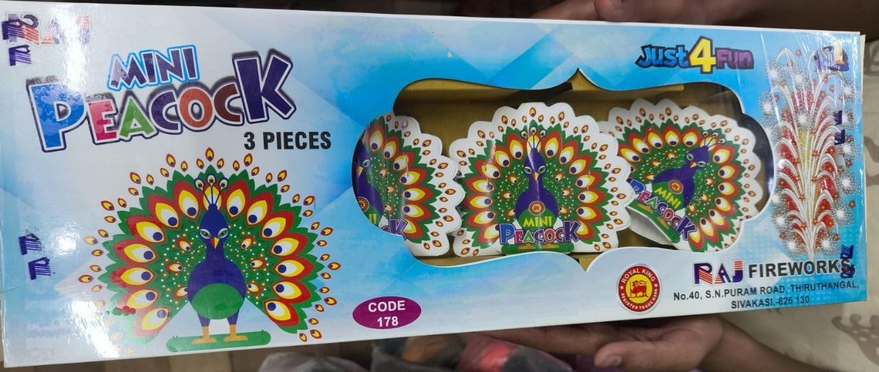 Mnini peacock 3Pes