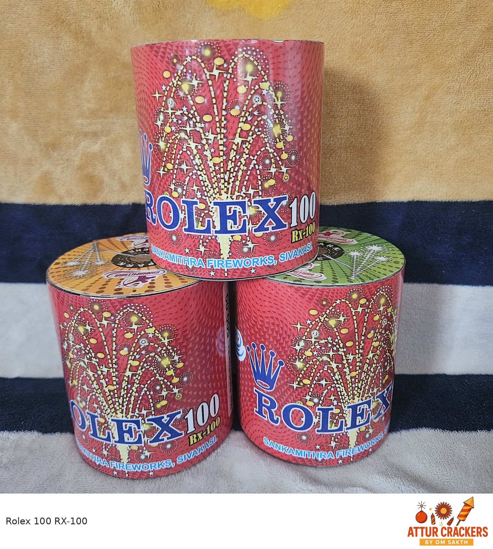 Attur Crackers - 6" Tin Rolexe