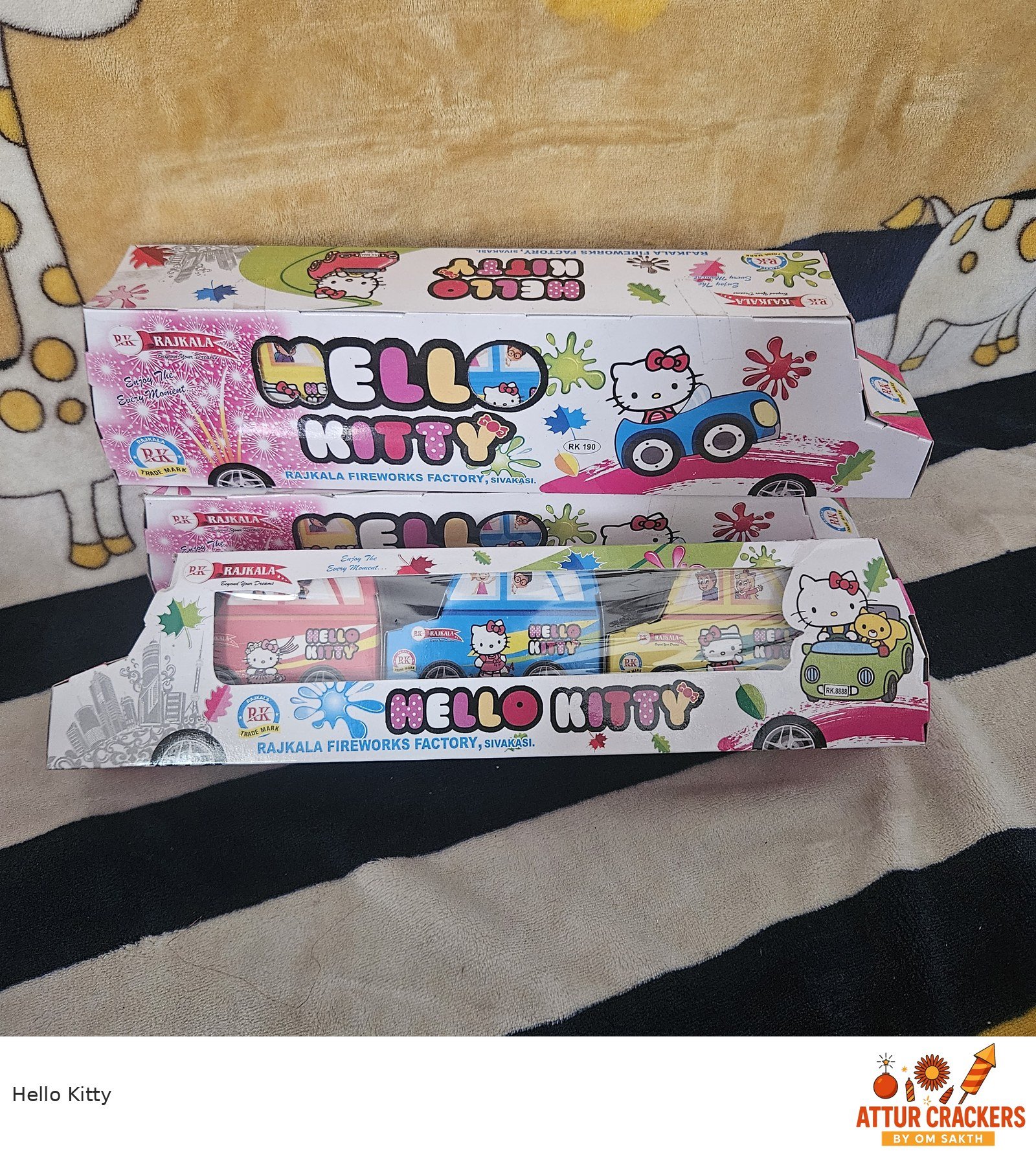 Attur Crackers - Hollo Kitty 3Pcs
